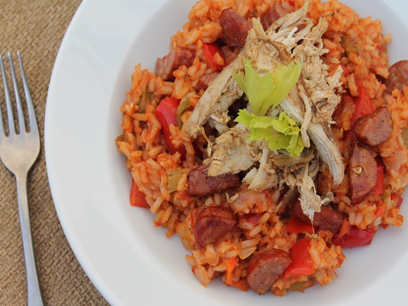 Jamaican Jerk Jambalaya Sbragia Family Vineyards